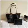 Bolso Tote Tejido con Diseño Minimalista Transfronterizo para Mujer, Nuevo Bolso de Hombro Casual de Gran Capacidad para Viajar, Bolso de Axila para Madre e Hija