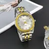 Relojes de Cuarzo para Pareja Transfronterizos Venta al por Mayor Moda Masculina Set Sencillo de Aleación Reloj de Correa de Acero de Gama Alta