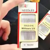 Agulhas de costura à mão, agulhas de costura tradicionais multiuso para roupas e colchas, agulhas de bordado, 16 peças por conjunto