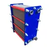 Unidade de trocador de calor tipo placa com controle de temperatura inteligente totalmente automático para aquecimento e resfriamento industrial, trocador de calor de placas de aço inoxidável destacável