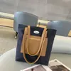 Nova Bolsa Simples de Lona Ins Bolsa de Mão Literária e Conveniente Bolsa de Ombro de Grande Capacidade Estilo Preppy Coreano Bolsa Feminina