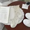 Meias Finas Florais Delicadas para Primavera e Verão para Mulheres, Estilo Japonês Renda Ins Versáteis Meia-Calça Média, Meias Longas, Meias de Renda