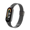 Adequado para Pulseira Xiaomi Mi Band 11 Fivela Milanesa Aço Inoxidável Pulseira Trançada Personalizada para Xiaomi Mi Band 10/9/8