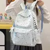 Mochila escolar transfronteriza para estudiantes de secundaria y preparatoria, mochila casual de nicho estilo coreano ins, mochila estudiantil de gran capacidad
