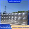 Fornecimento direto da fábrica 304 tanque de água combinado de aço inoxidável fogo grande capacidade quadrado montado equipamento de abastecimento de água produção e processamento
