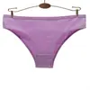 Comercio transfronterizo Europa y Estados Unidos temu en stock al por mayor ropa interior para mujer color liso algodón en la entrepierna cómodos transpirables bragas para mujer