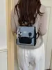 Mochila transfronteriza para estudiantes universitarias, nuevo modelo 2026, moderna y linda, mochila de nicho para el día a día con sensación de bolsa de viaje para llevar en la mano