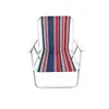 Silla plegable para camping y pesca de venta caliente transfronteriza, Silla plegable de exterior para ocio, Silla de picnic y camping portátil a rayas