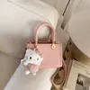 Bolso de Mano para Mujer 2025 Nuevo de Moda Otoño e Invierno Nicho Lujo Ligero Gama Alta Retro Bolso de Hombro Cruzado Pequeño Cuadrado