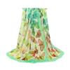 Novo Lenço Longo Versátil Estilo Borboleta Fino de Primavera, Lenço de Seda para Roupas de Exterior, Xale Impresso Digitalmente, Lenço de Seda Estilo Africano
