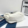 Coreano Harajuku ulzzang saco de lona mulheres crossbody big bag New ins simples casual estudante shoulder bag moda