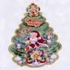 Decoraciones Navideñas Pegatinas de Cabeza de Papá Noel 3D Pegatinas para Puerta de Vidrio Ventana Pegatinas 3D Decoración