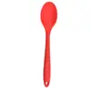 Venta al por mayor del fabricante cuchara pequeña de silicona cuchara densa cuchara para ensalada utensilio de cocina de silicona Amazon transfronterizo