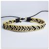 Novas Pulseiras de Pulso Casuais Estilo Ins para Campus Masculino e Feminino, Pulseiras Trançadas Feitas à Mão, Pulseiras Ajustáveis de Corda de Cera de Algodão e Linho Atacado