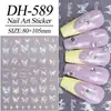 Celebridad de Internet Pegatinas para Uñas Mariposa Aurora Planas con Adhesivo Trasero Concha Luz Mariposa Pegatinas para Uñas DIY Modelo Dh