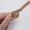 Cuerda de fibra de yute de color natural, cuerda para etiquetas tejida a mano, cuerda para atar cajas de regalo de flores, estructura para trepar gatos, disponible en múltiples especificaciones