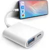 Aplicable al cable adaptador OTG dos en uno de Apple Teclado USB Cámara iPhone iPad adaptador OTG