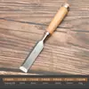 Envío gratis cincel para carpintería pala plana cuchillo ranurado para tallado herramienta especial cincel con mango de madera cincel plano juego de herramientas para carpintero