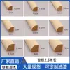 Moldura de Relleno para Esquina Redonda de Madera Maciza Blanca Tira de Relleno Borde Redondeado para Azulejo Curvo