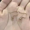 Ganchos para oreja accesorios de joyería semiacabados material hecho a mano diy acero inoxidable 316 accesorios para aretes ganchos para oreja accesorios para aretes