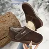 Comercio electrónico transfronterizo zapatos de algodón para mujer de mediana edad y ancianos con velcro protección contra el frío bloqueo de temperatura parte superior de gamuza recogida en tienda física fuente