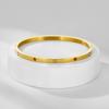 Explosiones transfronterizas pulsera de diamantes completos de color acero de titanio no se decolora estilo ins nicho de alto nivel pulsera de pareja para novias