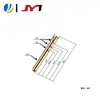 Conector Impermeável de Pino Soquete Banho de Ouro Cobre Polímero M16/M20 1.5/2.0 Pinos de Aviação Macho e Fêmea