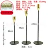 Candelabros de Hierro Chapados en Oro Estilo Europeo Más Vendidos de Amazon, Decoraciones de Boda, Candelabros Metálicos para Mesa de Comedor de Hotel, Candelabros