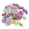 Fabricante Venta al por Mayor 50 Piezas de Clips de Plástico Coloridos para Hacha en Tubos, Tubos de Colores Mixtos, Clips de Posicionamiento para Costura Patchwork, Clips para Dobladillo