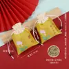 Bolsas de la Suerte Bordadas Estilo Antiguo al por Mayor, Bolsitas de Regalo, Adornos para Colgar en el Coche, Bolsitas Vacías con Cordón de Borla de Oración