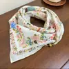 Moda Versátil Nova Outono e Inverno Fivela Magnética Pequena Bola Dourada Lenço de Seda e Algodão de Alta Qualidade Original 65*65 Lenço Multifuncional