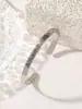 Pulseira Aberta de Aço Inoxidável Popular na Europa e América Letra A Moda Simples Pulseira de Aço Titânio Não Desbota Joias de Alto Padrão