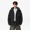 Marca Americana Moderna Jaqueta Corta-Vento Acolchoada Masculina Outono Inverno 2026 Nova Jaqueta com Capuz Solta Tamanho Plus Três em Um Outdoor