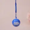 Colgante para Teléfono Móvil Gato de la Suerte con Cascabel, Cascabel de Dibujos Animados Pintado de Colores Colgante Festivo de Mascota Linda Gato de la Suerte para DIY