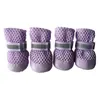 Suministros para Mascotas Zapatos Transpirables para Perros Malla PU Antideslizantes Fáciles de Poner con Velcro Zapatos para Perros Pequeños Protectores de Patas para Perros Venta al por Mayor