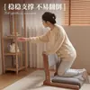Silla de Madera Maciza para Ventana Saliente, Sofá Perezoso, Asiento de Tatami, Balcón de Dormitorio, Silla Plegable Individual con Respaldo y Silla de Habitación