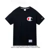 Nueva Camiseta de Manga Corta para Hombre y Mujer Holgada Bordada Cuello Redondo Media Manga Top Básico Ins Pareja Simple Camiseta Japonesa