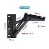 Sofá Cama con Almacenamiento Bisagra Plegable Conector Soporte de Resorte Triangular Plegable Muebles de Almacenamiento Accesorios de Ferretería