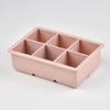Bandeja de Silicona para Cubitos de Hielo de 6 Compartimentos Transfronteriza, Caja Doméstica de Silicona de Grado Alimenticio para Hacer Hielo, Fabricador Rápido de Cubitos de Hielo
