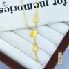 Collar de Borla de Calabaza Hueca, Estilo Largo con Fragmentos Chapados en Oro, Nuevo Estilo Chino, Moda de Lujo Ligero, Estilo para Viajar al Trabajo para Mujer