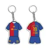 Chaveiro de lembrança da camisa do Messi Neymar chaveiro de presente esportivo pingente de acrílico