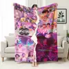 Manta de Sofá de Oficina Temática de Caza de Grupo Femenino de Kpop, Manta Estampada de Franela, Manta para Siesta de Mercancía Transfronteriza, Manta Cubierta