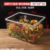 Supermercado Alimentos a Granel Caja Sellada Caja de Conservación Snacks Caja para Fruta Frita Caja Sellada Transparente de Acrílico a Prueba de Polvo