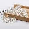 Fornecimento Direto da Fábrica Contas de Concha Branca Natural Sem Furos Contas Soltas Acessórios para Brincos DIY Contas Redondas Produtos Semi-Acabados Atacado