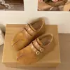 2026 Zapatos de una sola pieza cómodos estilo Mary Jane, estilo coreano, estilo Birkenstock, para mujer, con diseño de split falso, cobertura total, nuevo estilo casual de gamuza, retro, versátil y adecuados para otoño