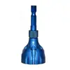 Ferramenta de chanfro externa para rebarbação de metal, afiação com três lâminas, nova lâmina de liga, borda roscada, ferramenta manual/elétrica para furadeira