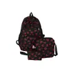 Bolso de tres piezas transfronterizo nuevo para mujer, mochila para estudiante universitaria, mochila de gran capacidad, mochila casual de viaje, bolso de doble hombro moderno y versátil
