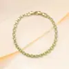 Pulseira de cobre com zircônia incrustada em formato de gota d'água, estilo europeu e americano, pulseira de joia versátil de alta qualidade para cross-border, estilo ins, única, nicho