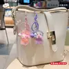 Pingente Chaveiro Mini Areia Líquida com Design de Gato Kt Preenchido com Óleo, Corrente de Bolsa Moderna para Estudantes e Crianças, Pequenos Acessórios Fofos Atacado