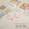 Gatito Lindo con Falda Dibujo Animado Cuentas Sueltas Accesorios de Aleación Material Creativo Colgante Cadena para Celular Joyería DIY Niña
